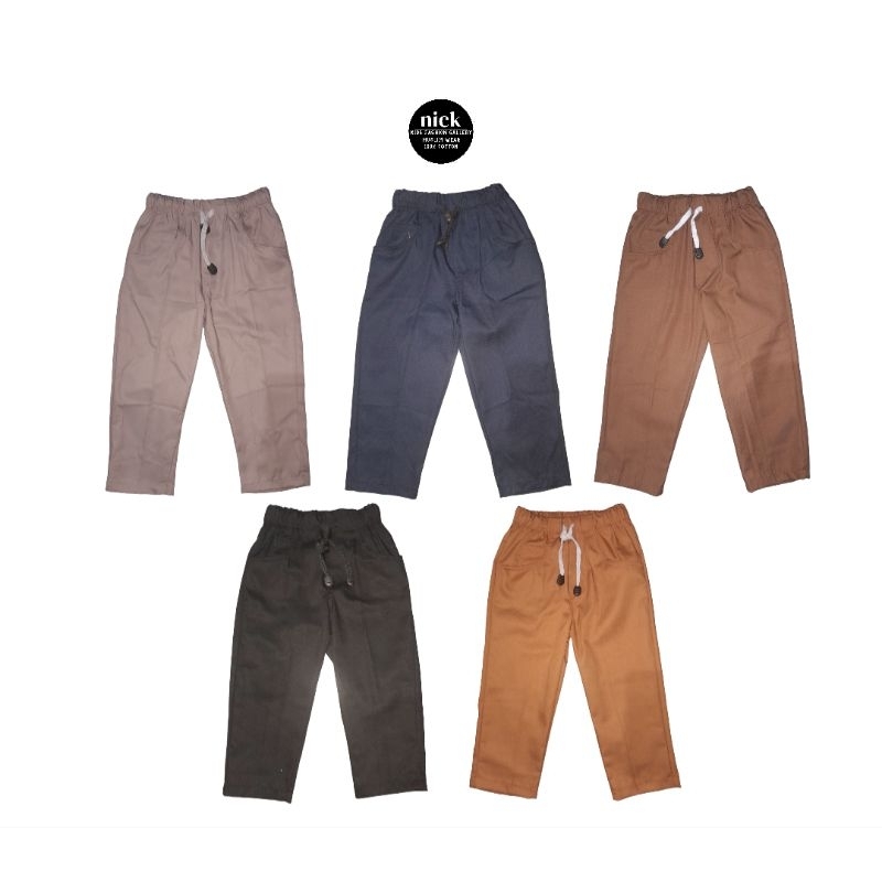 nick - celana panjang chinos anak 4-10 tahun (ricki chinos)