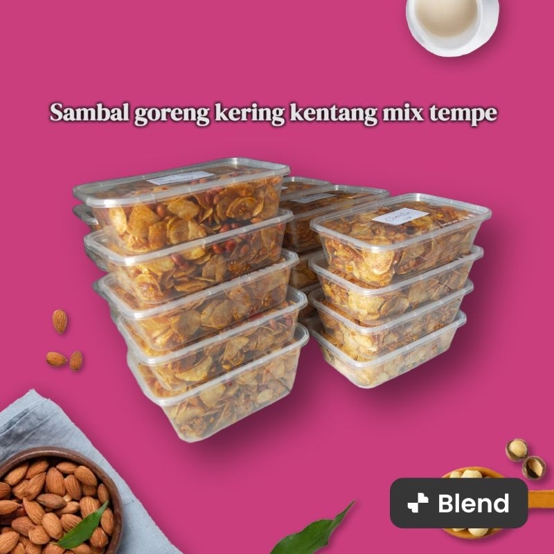 

SAMBAL GORENG KERING KENTANG MIX TEMPE MIX KACANG 150 gr