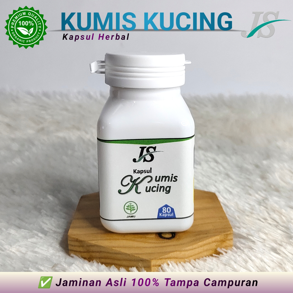 

Kumis Kucing Asli 80 Kapsul Herbal Batu Ginjal Kandung Kemih / Kapsul Daun Kumis Kucing