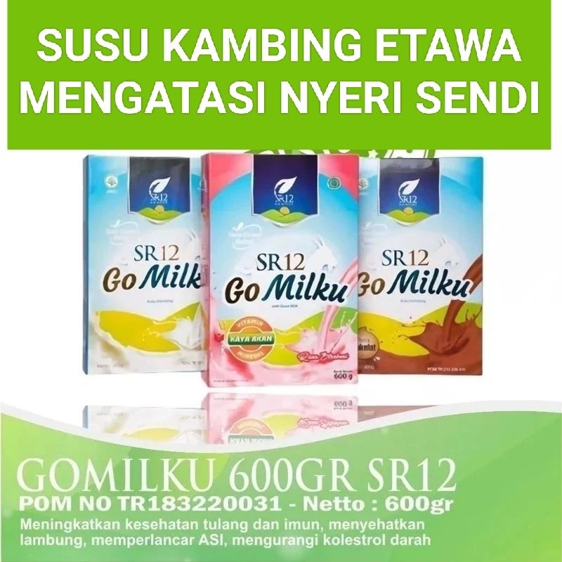 

GO MILKU SR12 600 GR SUSU KAMBING ETAWA PLUS HERBAL