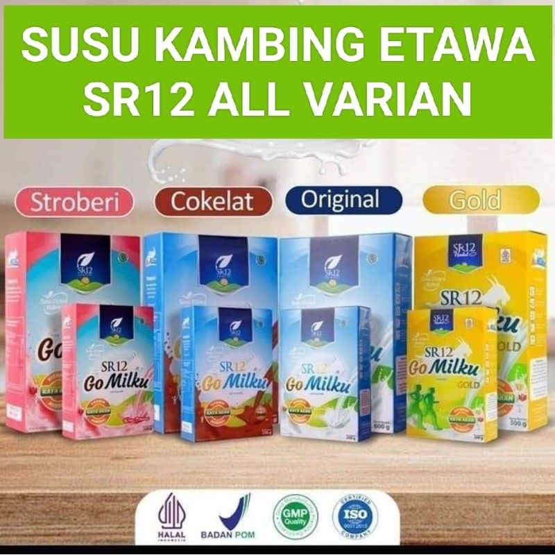 

GO MILKU SR12 200Gr & 600Gr GOMILKU SUSU KAMBING ETAWA PLUS HERBAL