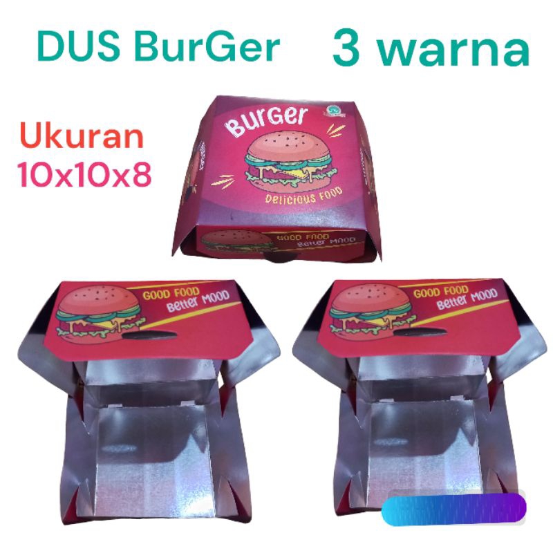 

kemasan Burger 10x10x8 cm isi 100 pcs/Dus Burger/Box Burger murah