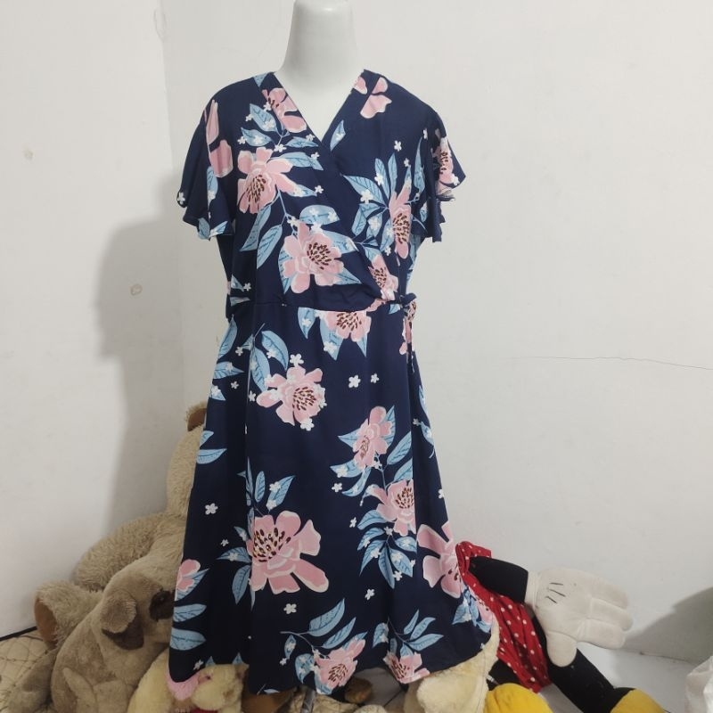 Daster Kekinian Model Kimono Lebar Dada 120 cm. Bahan Rayon Premium, Busui dan Bumil Friendly