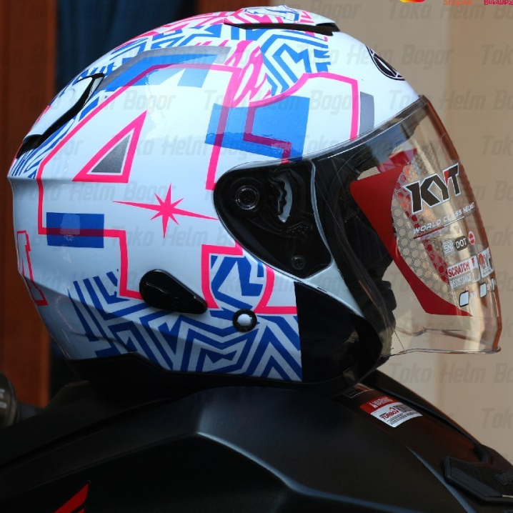 KYT Kyoto Espargaro 2022 White REPAINT