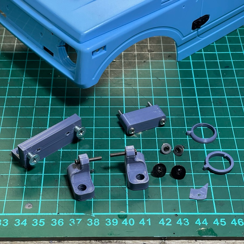 Mounting Body WPL C74 ke Chassis RGT136161