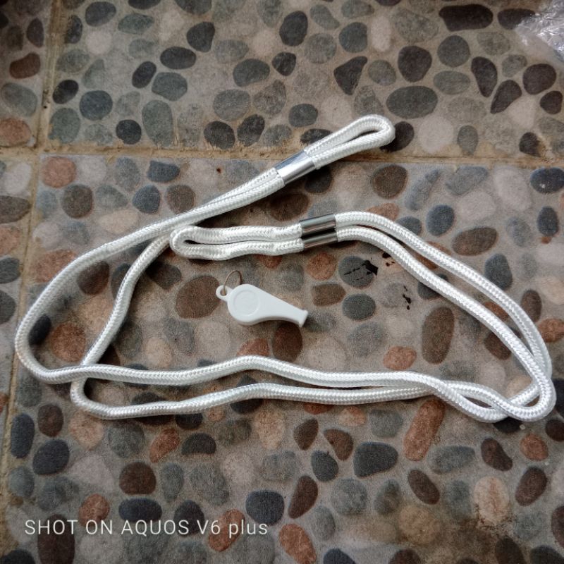 Tali kur putih / tali Pluit putih polantas / satpam