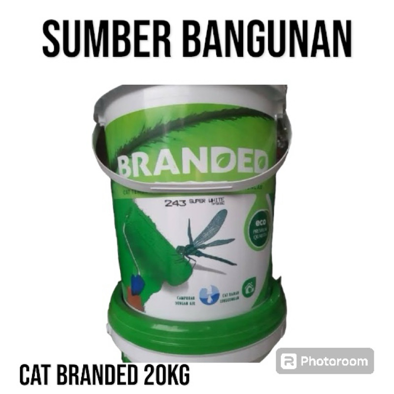 CAT BRANDED 20kg / CAT TEMBOK MERK BRANDED 20kg (KHUSUS PEKANBARU)