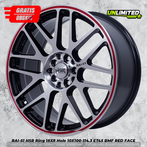 Velg Mobil Original BesFor Xpander Altis Innova HSR RAI-S1 Ring 18 Murah