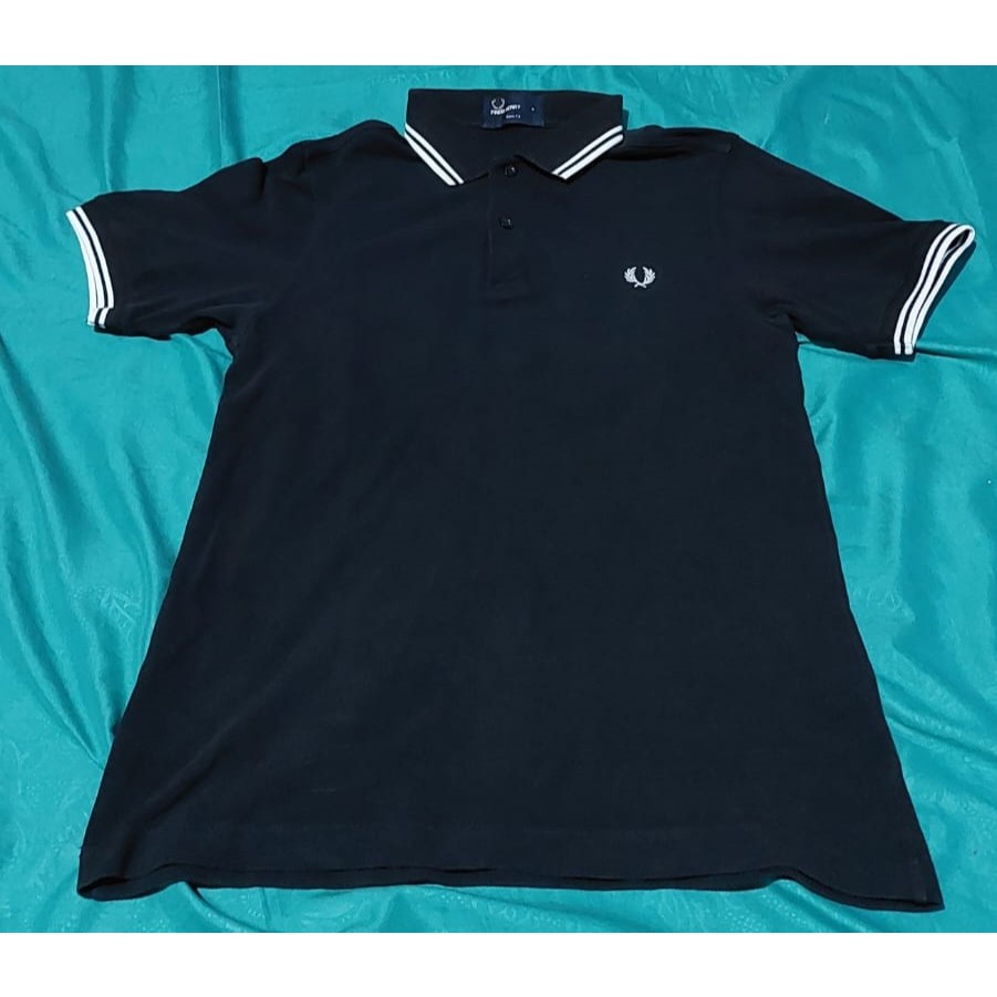 Polo Fred Perry M3600 Warna Hitam Size S LD 46 P 65