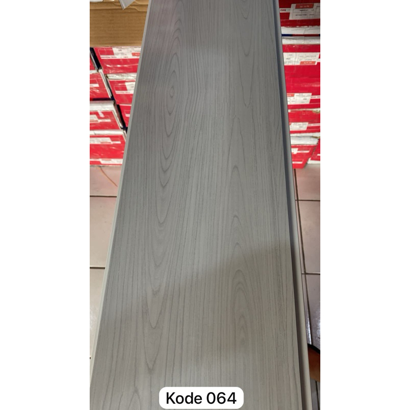 plafon pvc putih serat kayu glosy