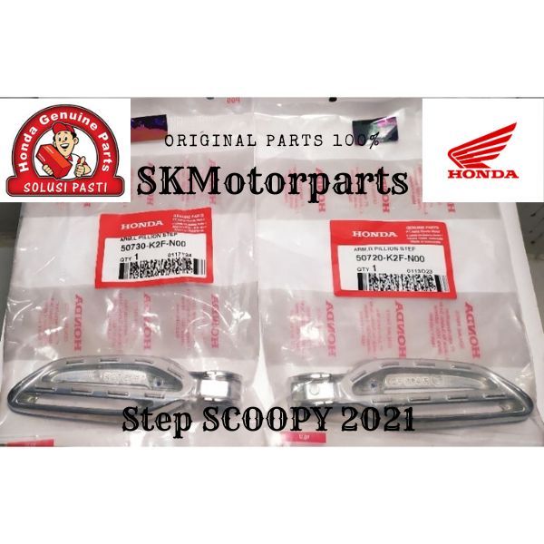 Step Belakang Scoopy New Original Honda