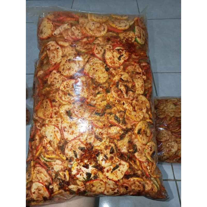 

sebring aa/kerupuk seblak kencur pedas gurih 1kg