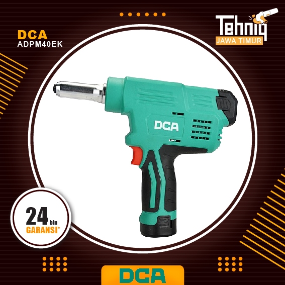 Blind Riveting GUN ADPM40EK / Mesin Rivet Battery DCA Cordless