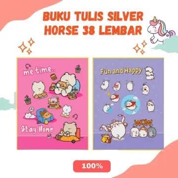 

10PCS BUKU TULIS 38 LEMBAR SILVERHORSE / BUKU TULIS MURAH / BUKU TULIS BERKUALITAS / BUKU TULIS CEWEK COWOK/ SD SMP SMA (1PAK)