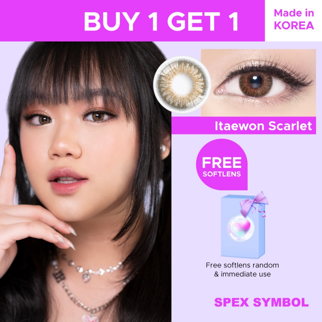 Spex Symbol Softlens Itaewon Scarlet ( Brown ) by EXOTICON