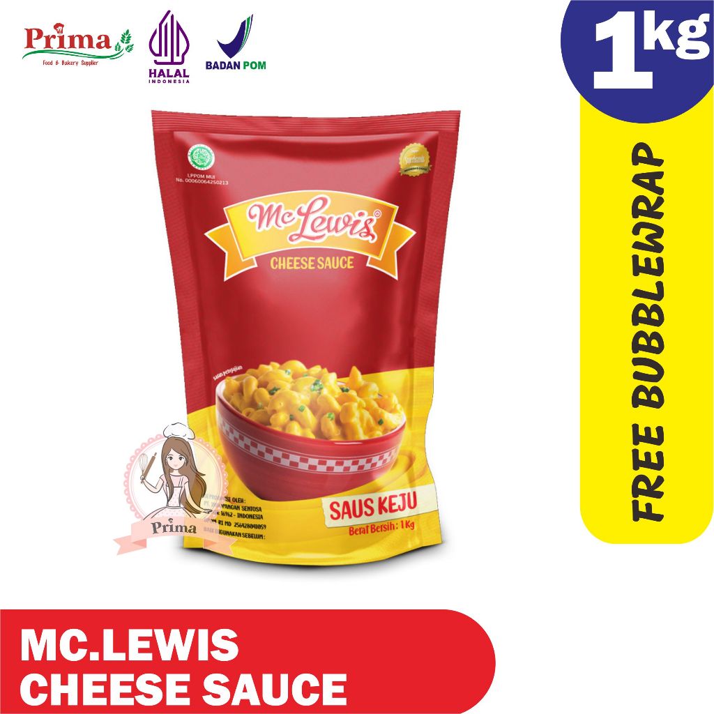 

Mc. lewis cheese sauce 1kg - Saus keju