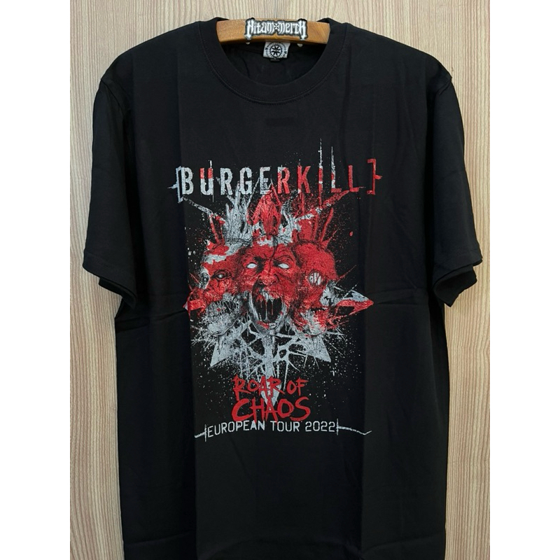 READY STOCK - BURGERKILL ROAR OF CHAOS Tour Europa 2022 (NEW) UNISEX