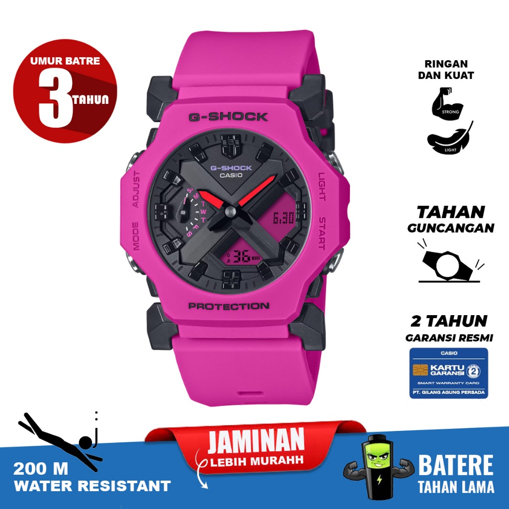 Casio G-Shock GA-2300-4A ga2300 ga 2300 original garansi resmi