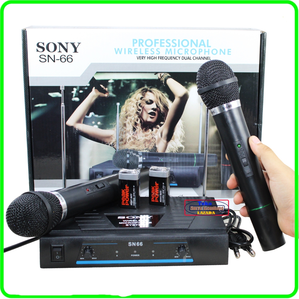 MIC WERLES SONY SN 66 Mic Double Werles Suara Empuk Maksimal (2BH Mic)