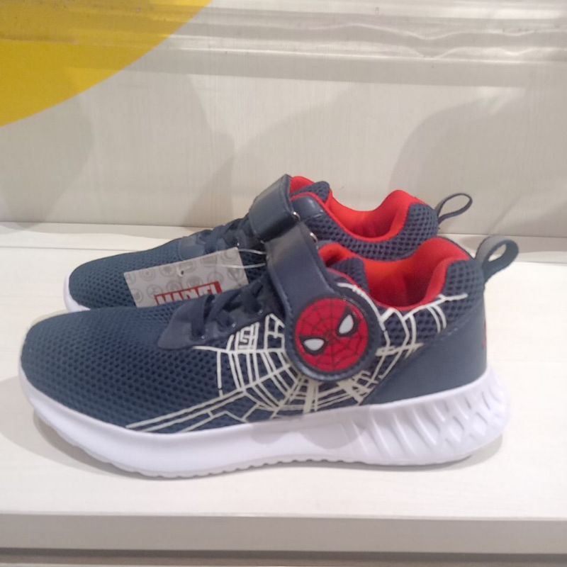 sepatu anak laki-laki navy bata marvel