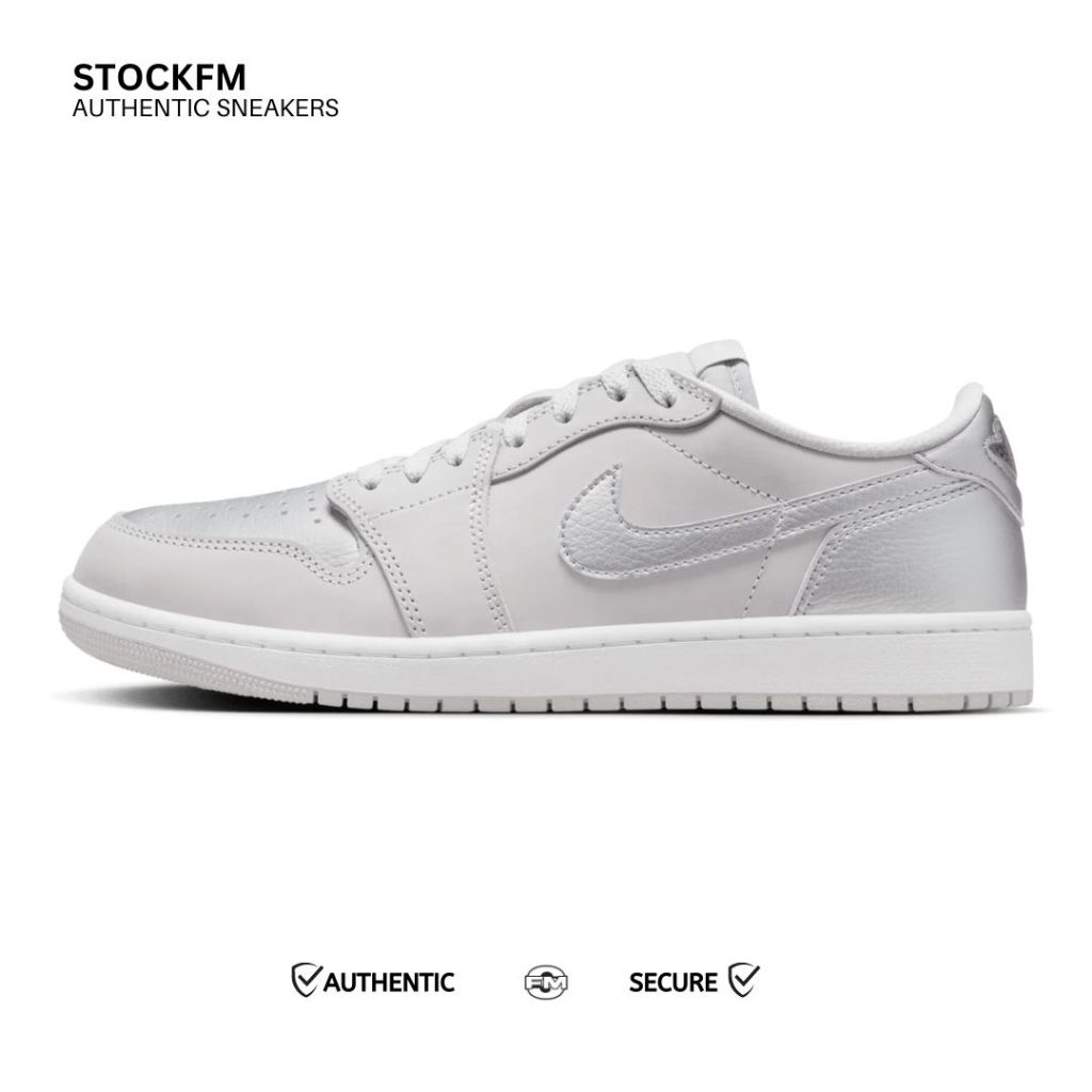 Nike Air Jordan 1 Low OG Metallic SIlver Original