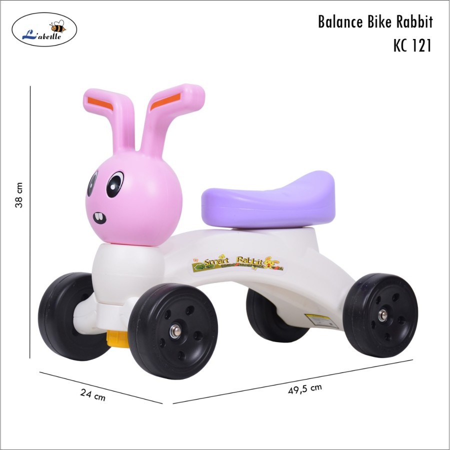 Labeille Balance Bike And Rocking Chair Air Force KC 175 - Mainan Anak KC 122 Giraffe KC121 RABBIT K
