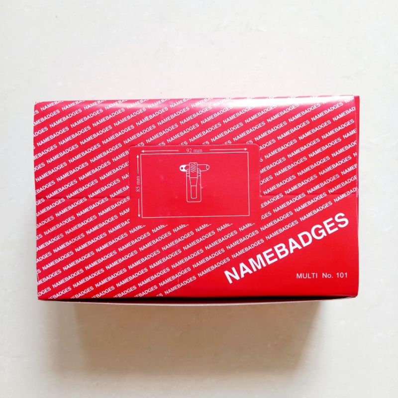 

[ MURAH PACK ISI 50 ] Id Card Name Tag Multi Nametag ( Ukuran 5.9 x 9.2 cm )