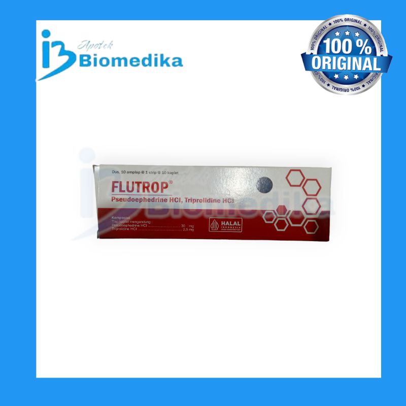 FLUTROP TAB 1BOX 10STRIP OBAT PILEK