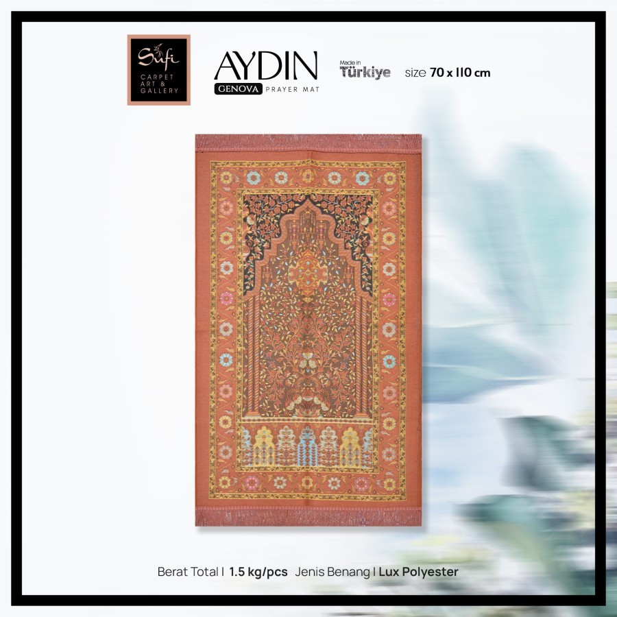 Sajadah Lipat Premium Aydin Genova - 70x110