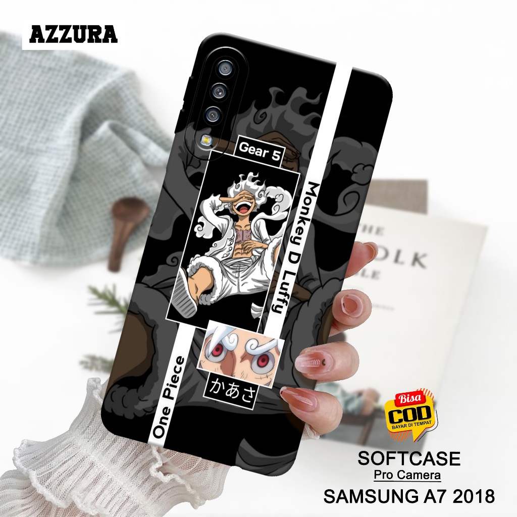 AZZURA - Case Samsung A7 2018 Terbaru - Fashion Case Anime - Softcase Samsung A7 2018 Terbaru - Casi