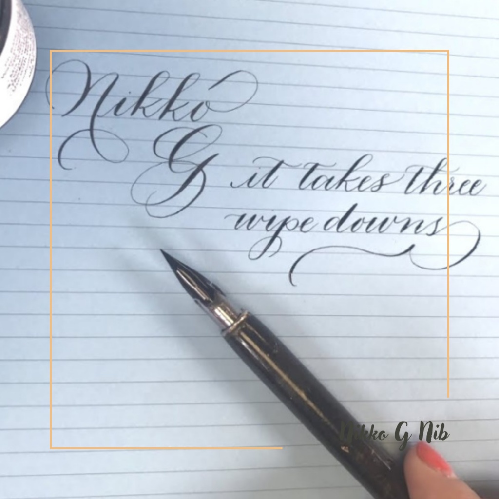 

HJK Nikko G Nib SATUAN Comic Pen Mata Pena Kaligrafi Dip Pen Calligraphy Nibs Myarts