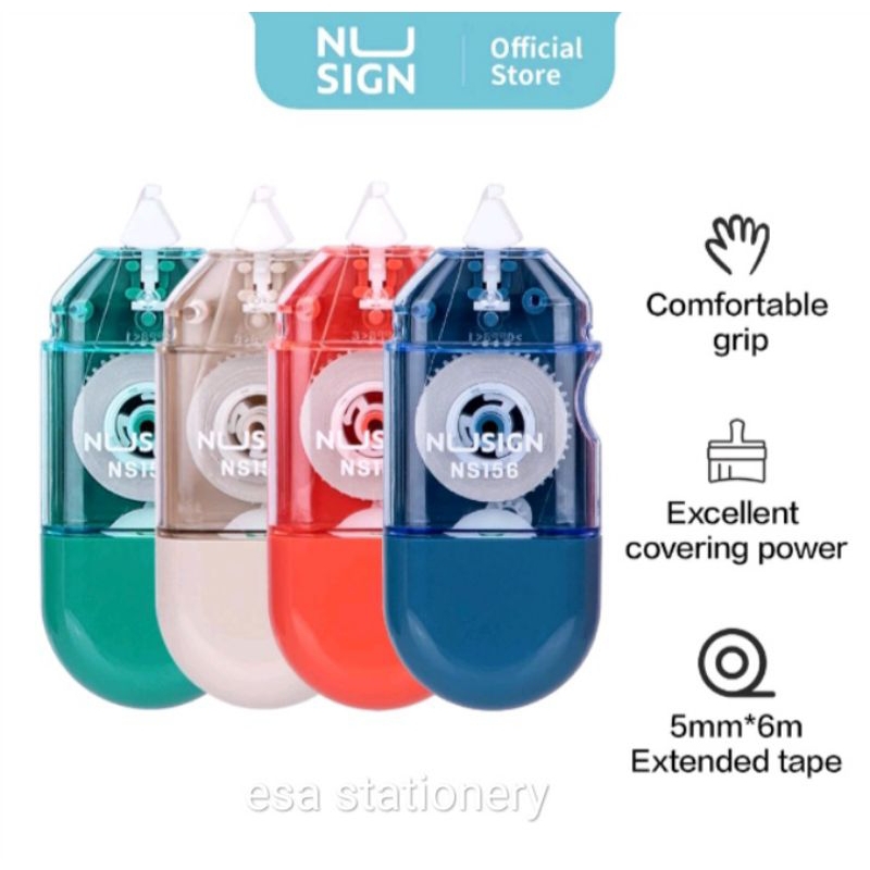 

Nusign Correction Tape / Tip X Kertas 6mm Tidak Mudah Robek NS156
