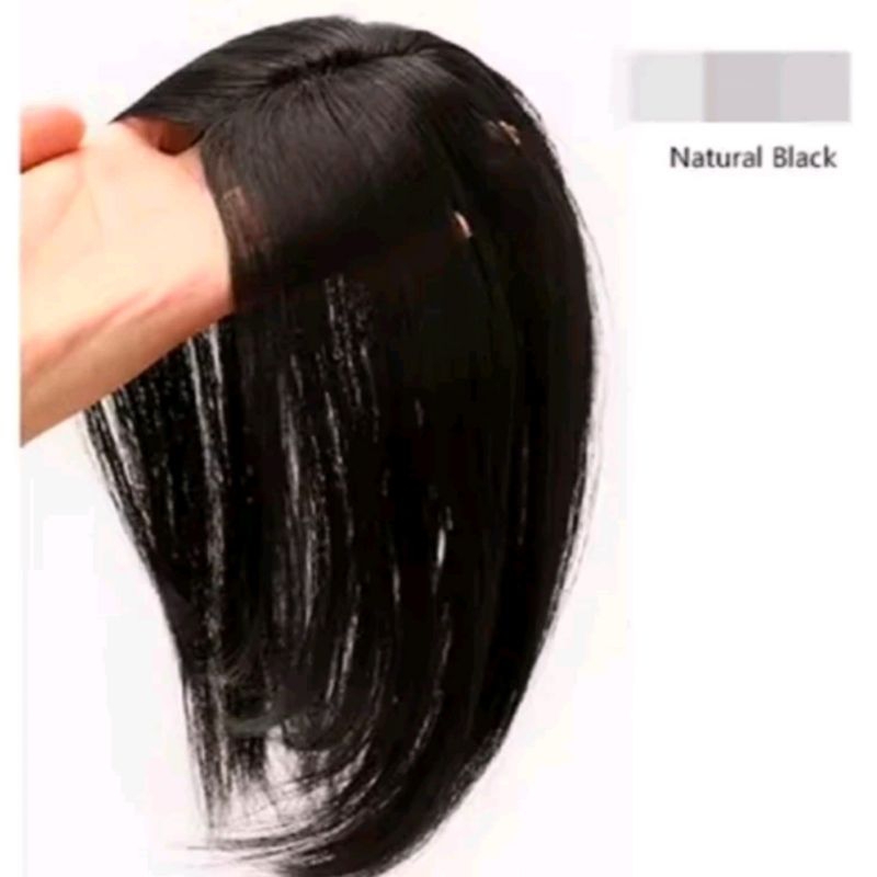 Wig Toupee Rambut Panjang Lurus Tanpa Poni Untuk Penutup Botak Uban Wanita Hairtop Belahan Wanita Pe