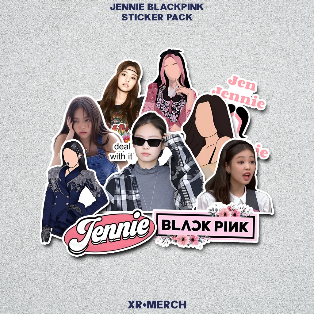 

Sticker Aesthetic Jennie Blackpink Waterproof Anti Air | Stiker Laptop Casing HP Helm Gitar Tumbler