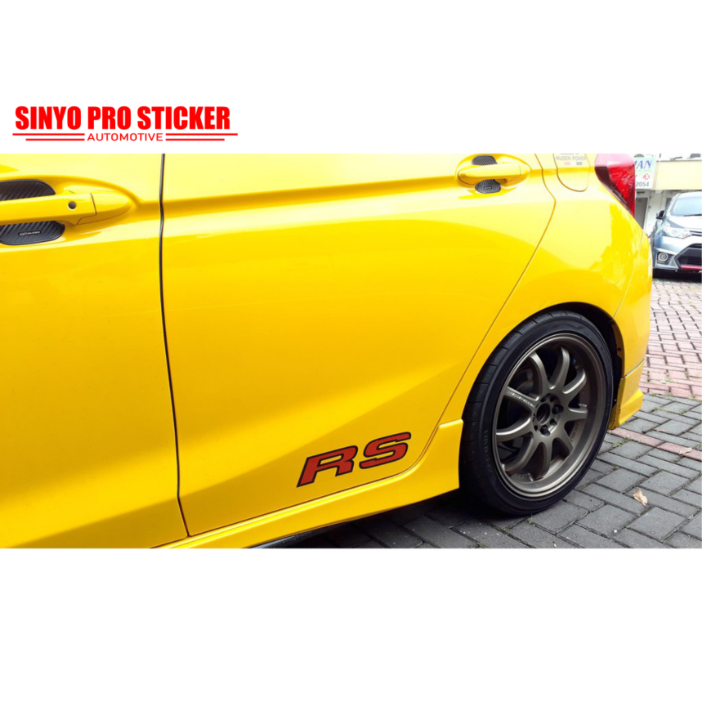 JDM HONDA JAZZ FIT GK RS sticker brio rs jazz rs mobilio rs civic rs