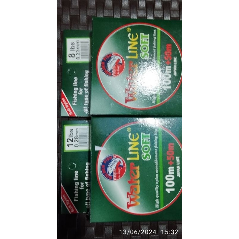 senar pancing waterline