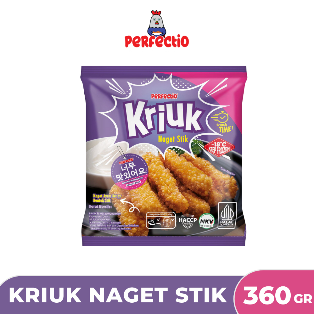 

Perfectio Kriuk Naget Stik 360gr
