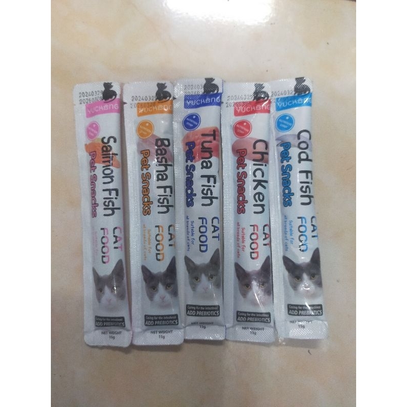 Yuchang Cemilan Kucing Creamy Cemilan Creamy Hewan