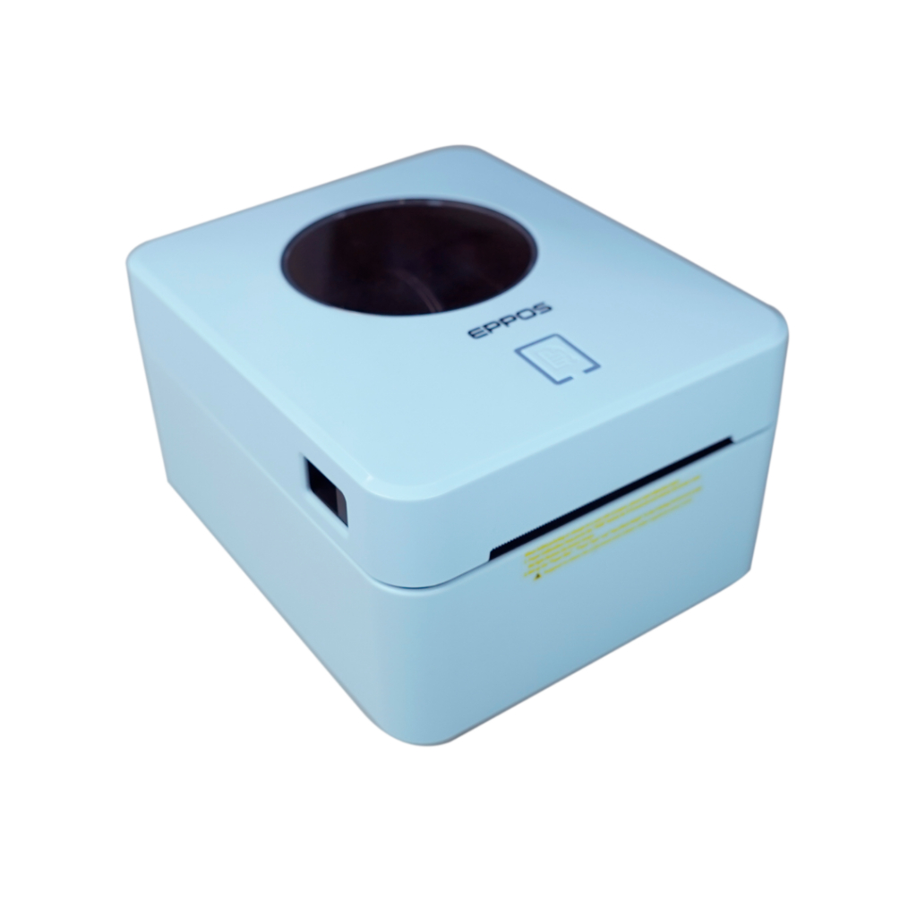 Printer Barcode Thermal EPPOS EP-4610B BLUE - USB BLUETOOTH [104MM] [ BISA UNTUK CETAK RESI]
