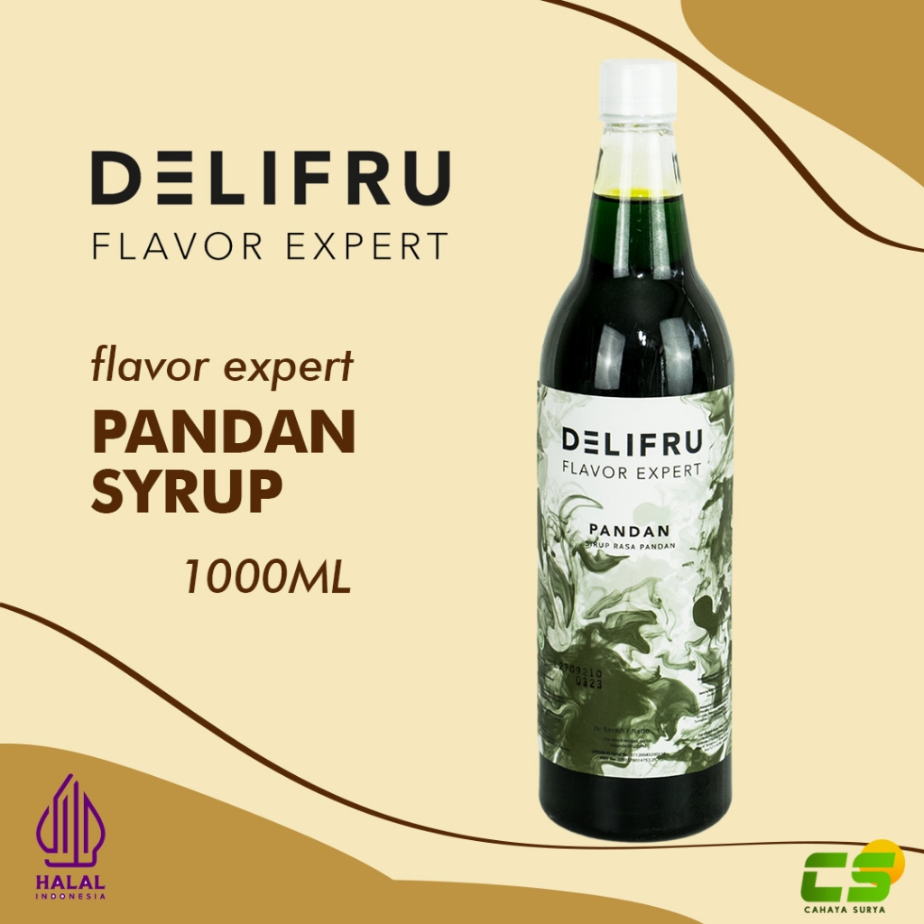 

Delifru Syrup/Sirup - Pandan Syrup 1000 ml