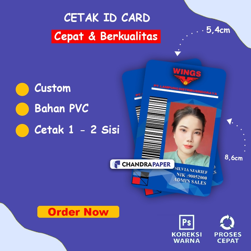 

ID Card bahan PVC