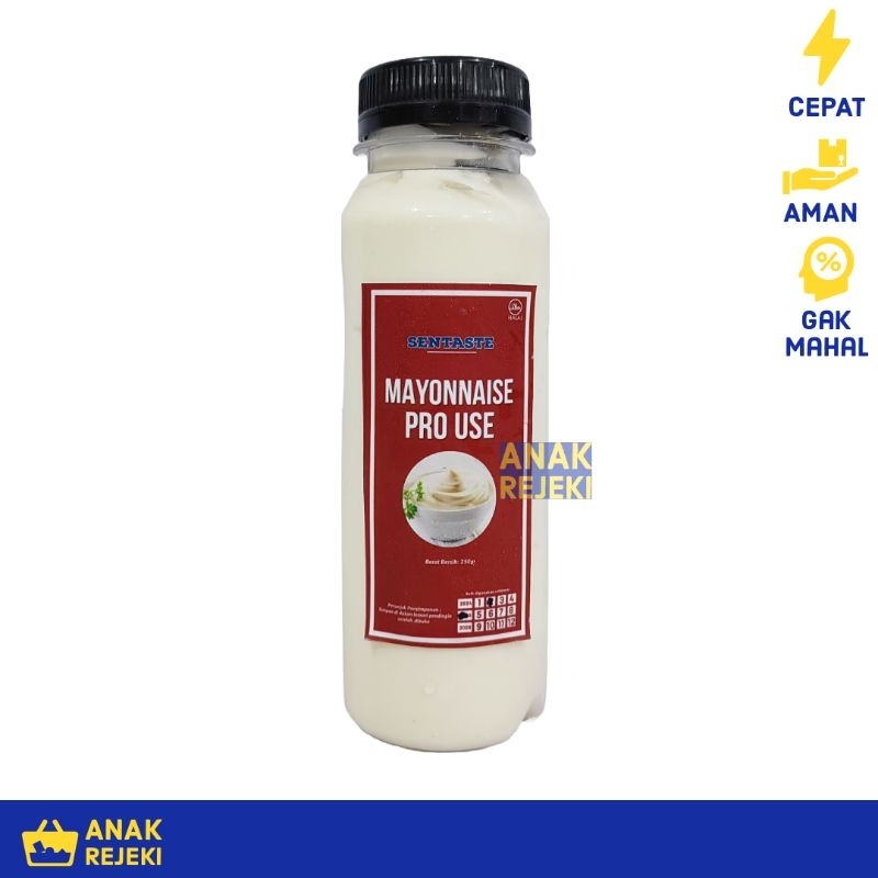 

Mayo Pro Use Sentaste 250gr - Saus Mayonnaise Pro Use Saos Mayonaise Premium Cocolan Dimsum Kentang Ayam