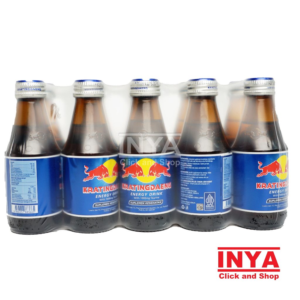 

Kratingdaeng Energy Drink 12x150ml - Suplemen Kesehatan - Soft drink