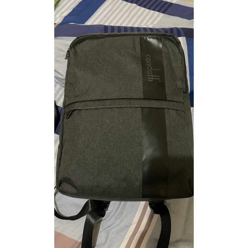 (Free Ongkir) Condotti Mens Backpack - Dark Grey