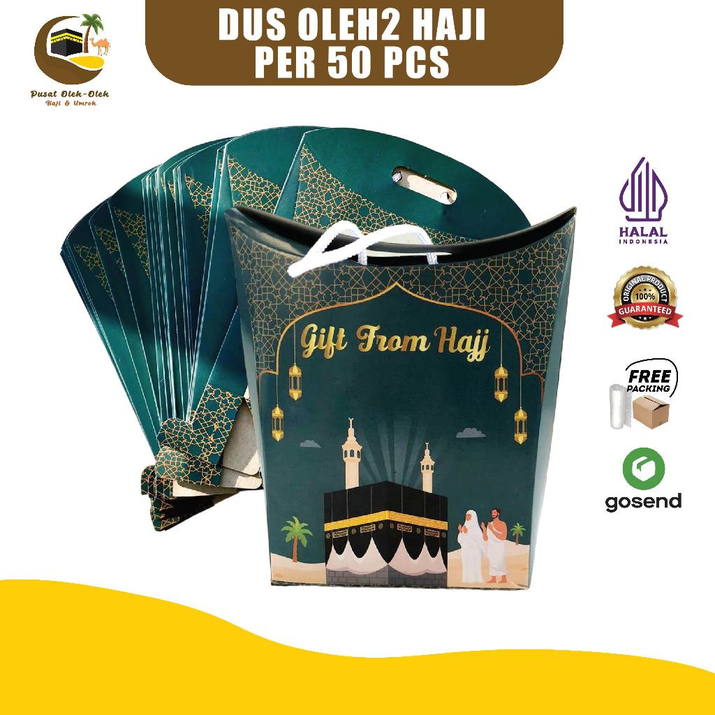 

Dus Oleh Oleh Haji Terbaru Tali Jinjing Kosong | Box Kubus isi 50 pcs