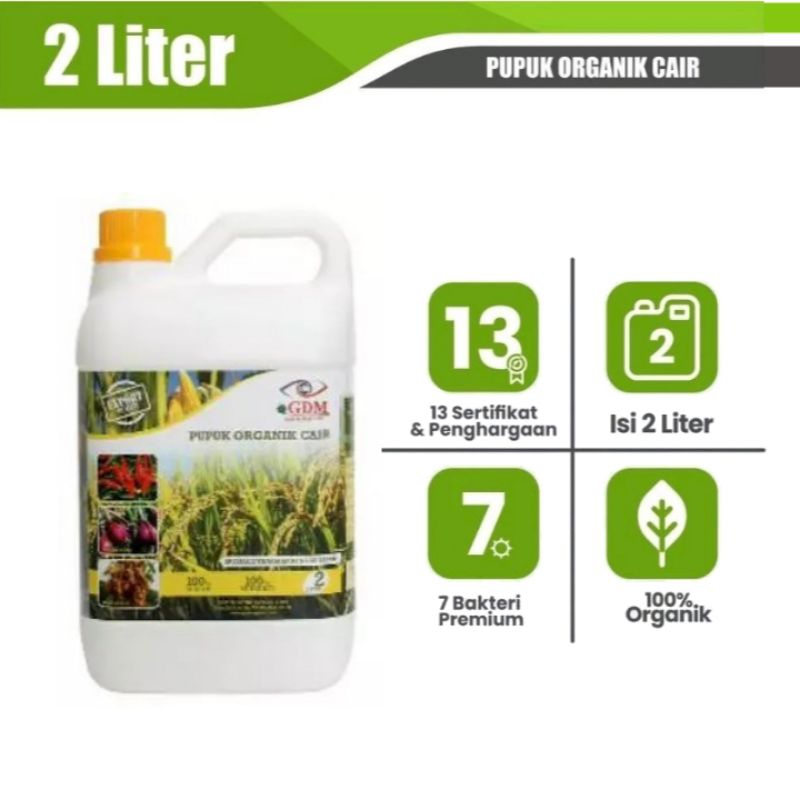 Pupuk Organik Cair Untuk Tanaman Pangan GDM 2 Liter
