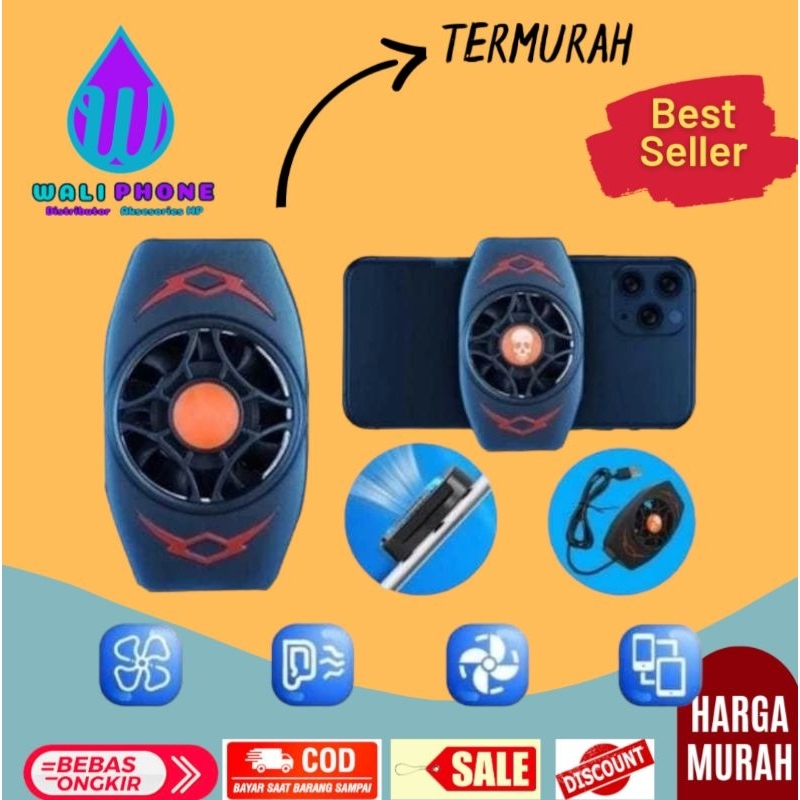radiator kipas pendingin handphone cooling pad fan mobile phone portable colokan usb cocok buat game