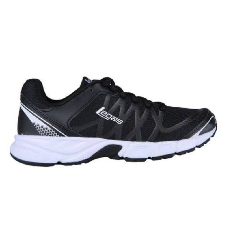 Sepatu League Legas Hitam Pria Evo La U Running Shoes Unisex Original