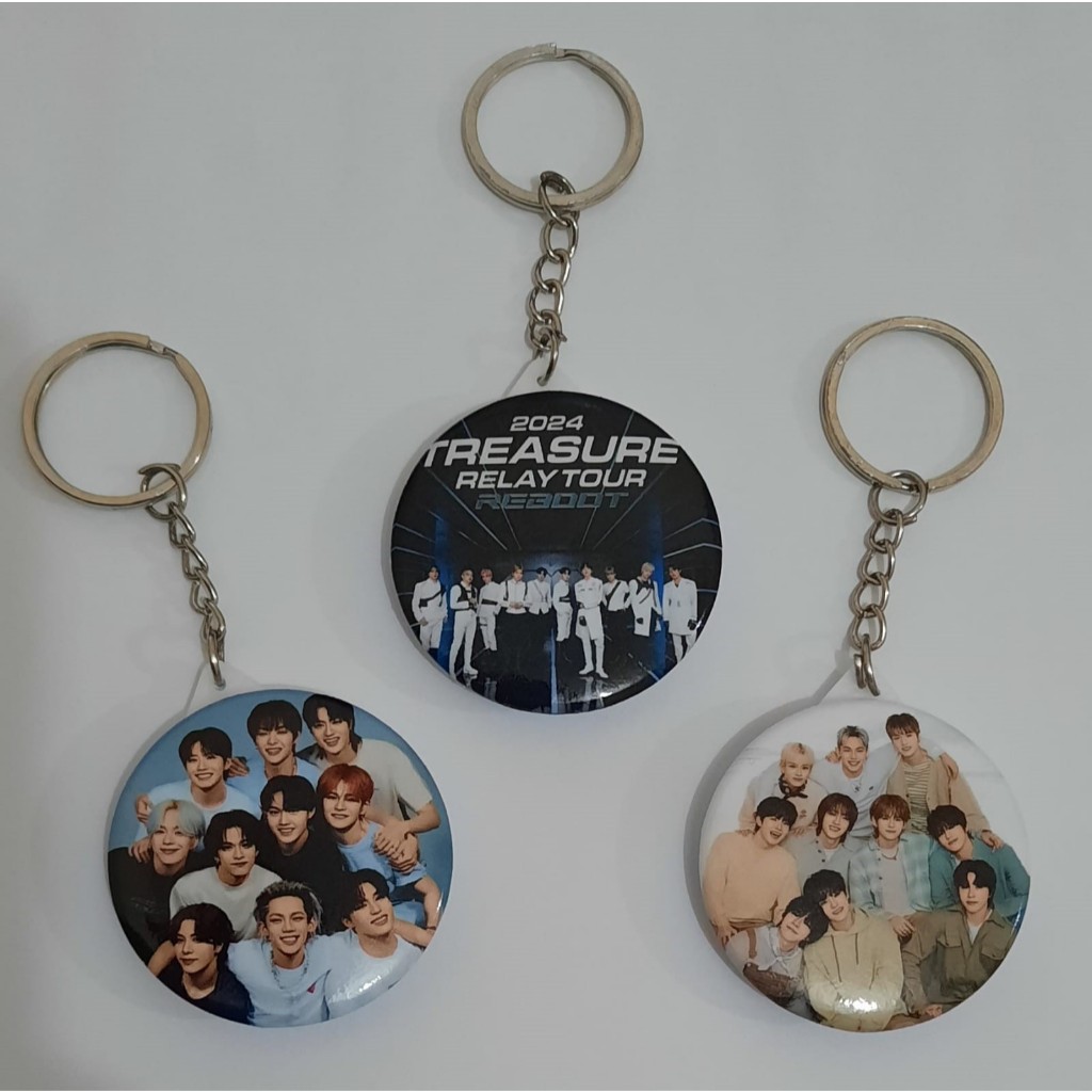 Freebies KPOP Group Treasure GANTUNGAN KUNCI/Freebies Kpop Gantungan Kunci Treasure Relay Tour Reboo