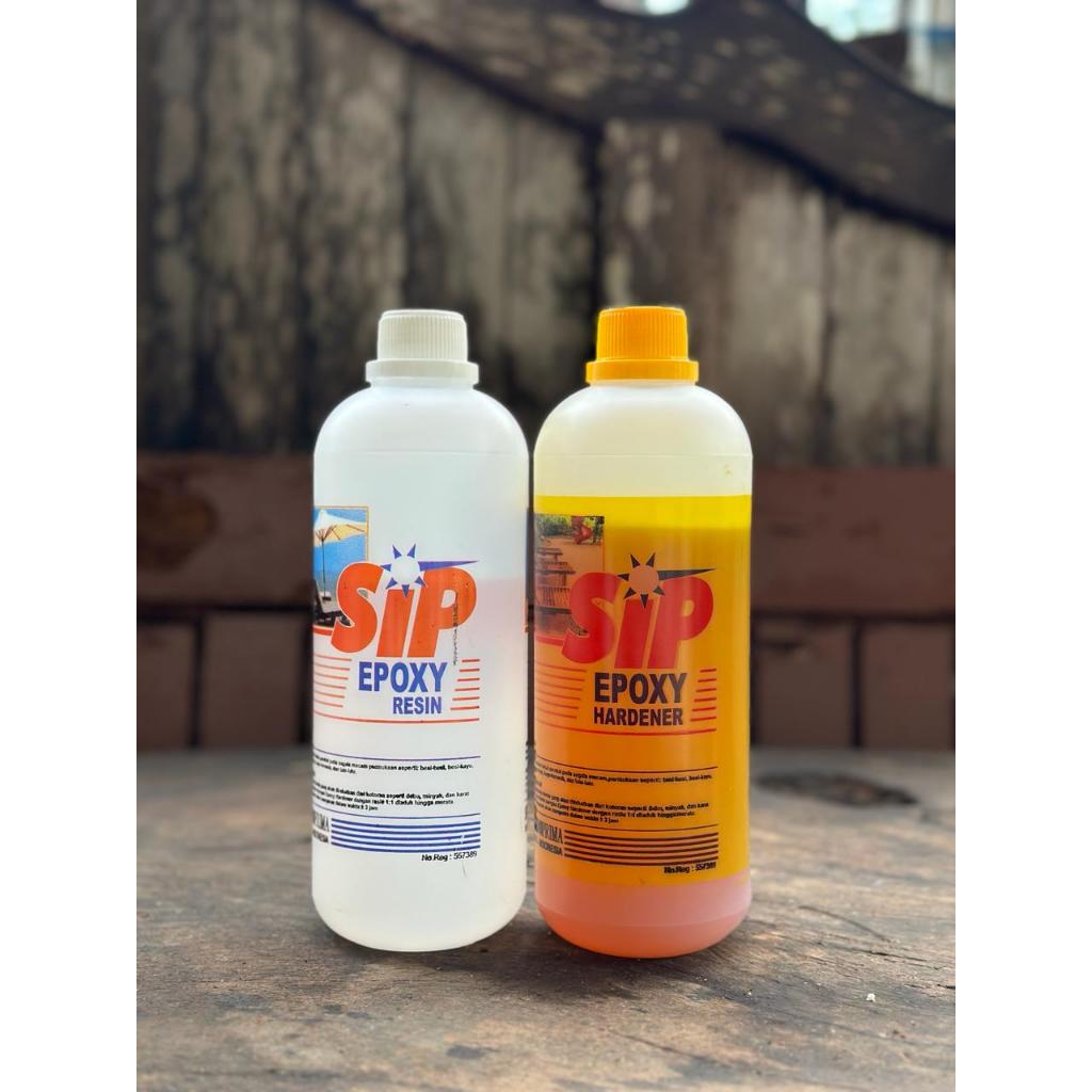 LEM EPOXY SIP (BESAR) HARDENER & RESIN / LEM KAYU CEPAT KERING